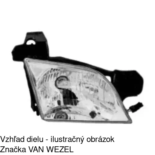 Hlavný reflektor 558109-E /POLCAR/ - obr. 2