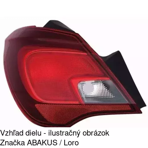 Zadné svetlo 55B287-U /POLCAR/ - obr. 3