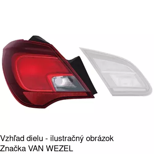 Zadné svetlo 55B287-U /POLCAR/ - obr. 4