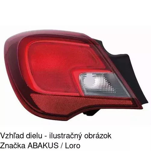 Zadné svetlo 55B2872U /POLCAR/ - obr. 3
