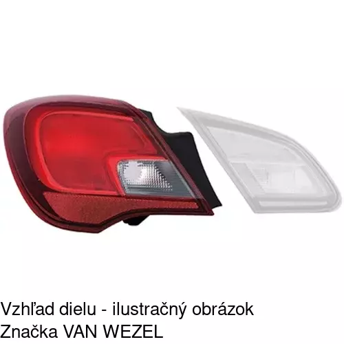 Zadné svetlo 55B2872U /POLCAR/ - obr. 4