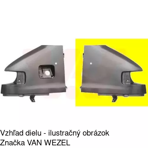 Predný blatník 570201 /POLCAR/ - obr. 2