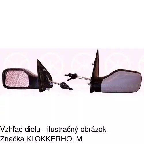 Vonkajšie zrkadlo 5706511E /POLCAR/ - obr. 4