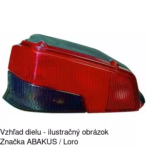 Zadné svetlo POLCAR 570687-E