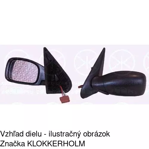 Vonkajšie zrkadlo 5707515M /POLCAR/ - obr. 3