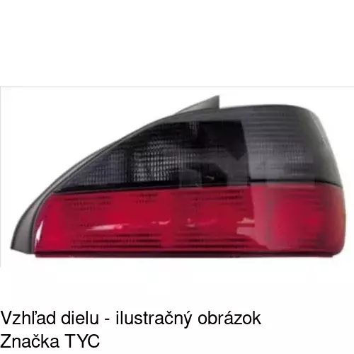 Zadné svetlo POLCAR 570887-E