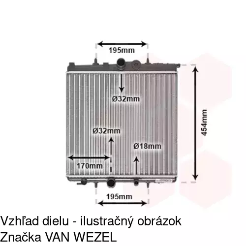 Chladiče vody POLCAR 571008-1