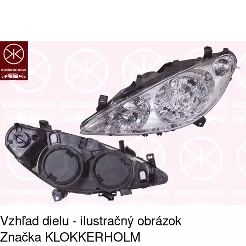Hlavný reflektor 571009-E /POLCAR/ - obr. 2