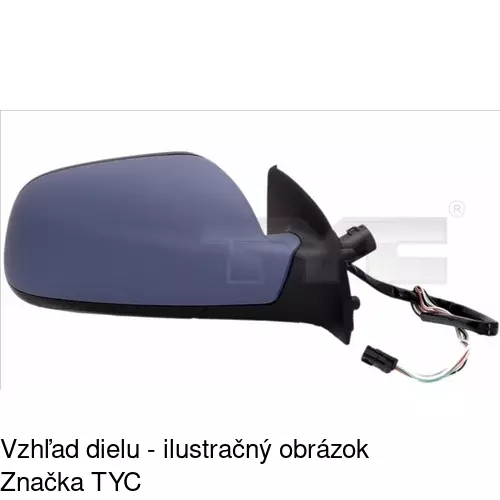 Vonkajšie zrkadlo 5710512M /POLCAR/ - obr. 4
