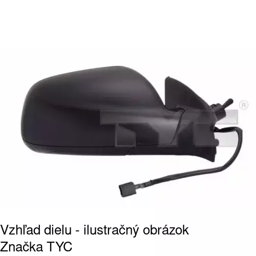 Rám vonkajšieho zrkadla POLCAR 571055TM