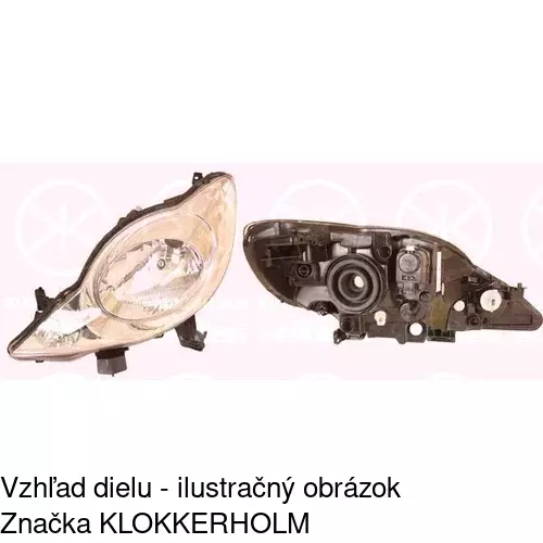 Hlavný reflektor 5716091E /POLCAR/ - obr. 4