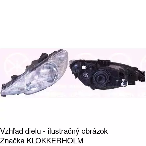 Hlavný reflektor 572310-E /POLCAR/ - obr. 2