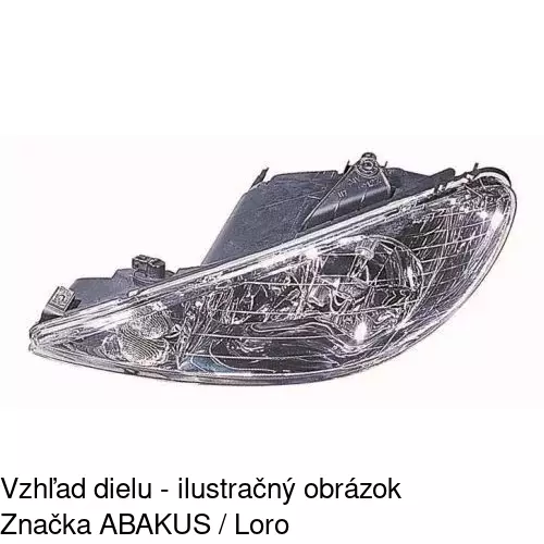 Hlavný reflektor 5723101E /POLCAR/ - obr. 5
