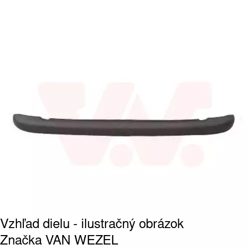 Lišta nárazníka 572396-5 /POLCAR/ - obr. 1