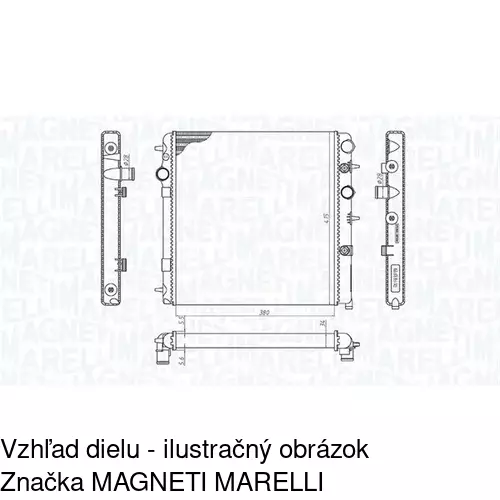 Chladiče vody 5724081X /POLCAR/ - obr. 1