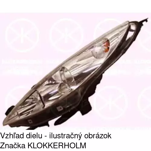 Hlavný reflektor 572409-V /POLCAR/ - obr. 2