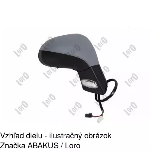 Vonkajšie zrkadlo 5724524M /POLCAR/ - obr. 3