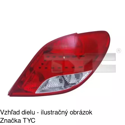 Zadné svetlo POLCAR 5724874T