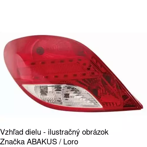 Zadné svetlo 5724874T /POLCAR/ - obr. 3