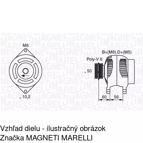 Hlavný reflektor POLCAR 5745090E