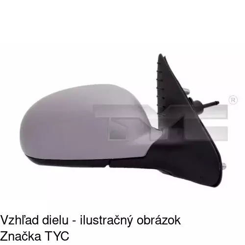 Vonkajšie zrkadlo 5746511E /POLCAR/ - obr. 1