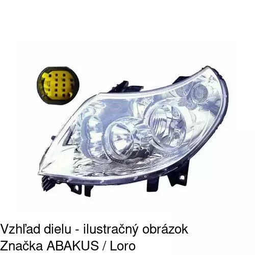 Hlavný reflektor 577009-E /POLCAR/ - obr. 5