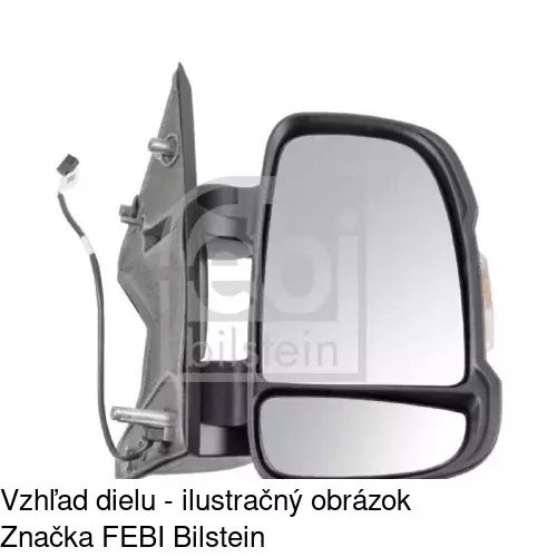 Vonkajšie zrkadlo 5770521NM /POLCAR/ - obr. 2