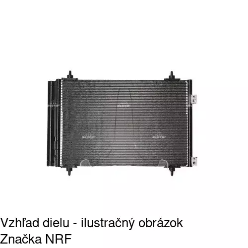 Chladiče klimatizácie 5780K8C1S /POLCAR/ - obr. 2