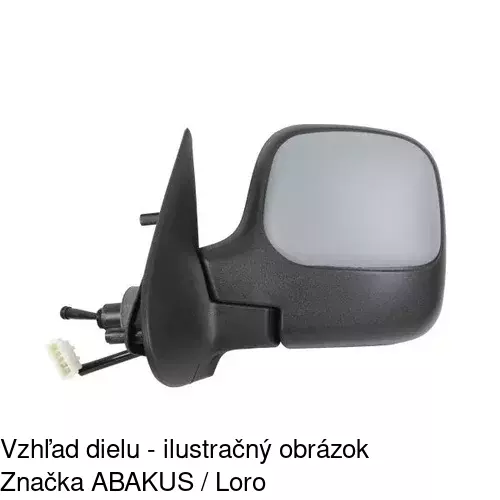 Vonkajšie zrkadlo 5790516M /POLCAR/ - obr. 4