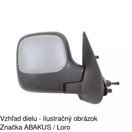 Vonkajšie zrkadlo 5790522M /POLCAR/ - obr. 3