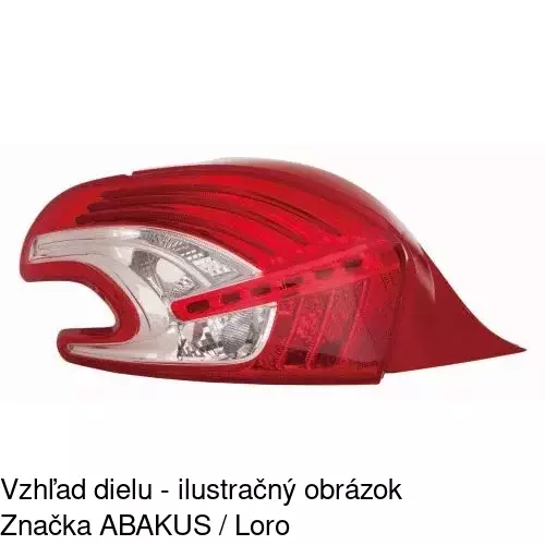Zadné svetlo 57B187-E /POLCAR/ - obr. 2