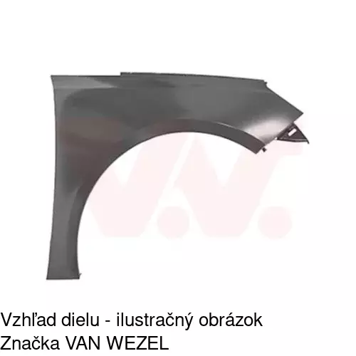 Predný blatník 57C202 /POLCAR/ - obr. 1