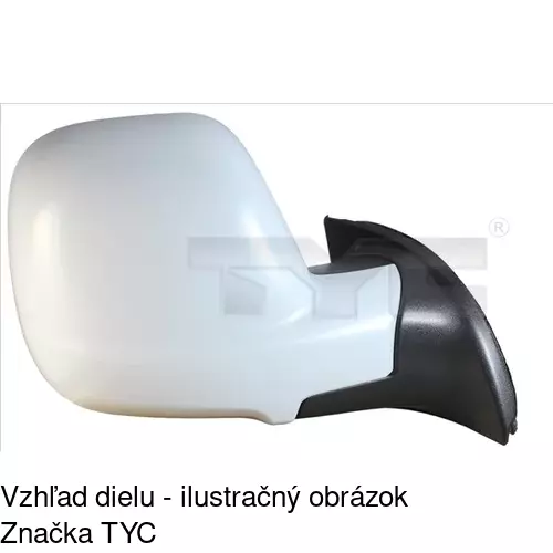 Vonkajšie zrkadlo 57U1513M /POLCAR/ - obr. 1