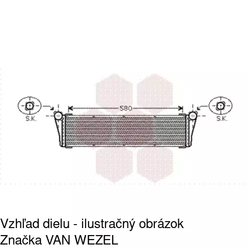 Chladiče vody 581508-1 /POLCAR/ - obr. 1