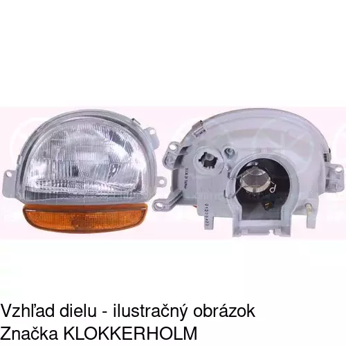 Hlavný reflektor 6003091E /POLCAR/ - obr. 1