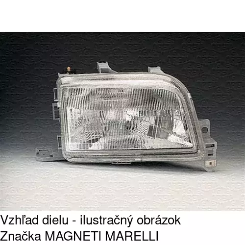 Hlavný reflektor 6006090E /POLCAR/ - obr. 1