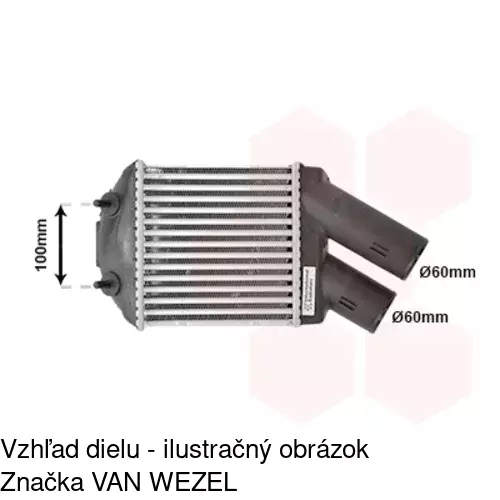 Chladiče vzduchu (Intercoolery) 6007J8-1 /POLCAR/ - obr. 4