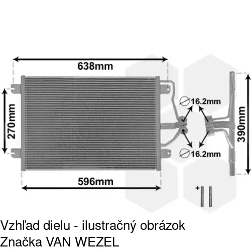 Chladiče klimatizácie 6007K82X /POLCAR/ - obr. 4