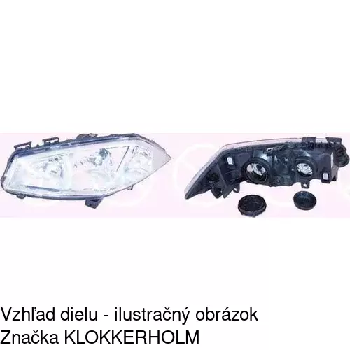 Hlavný reflektor 6012090E /POLCAR/ - obr. 1