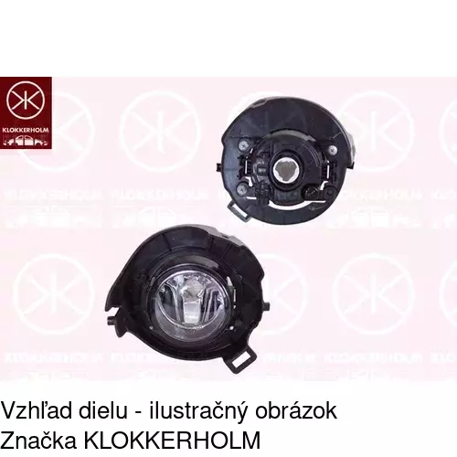 Hmlové svetlo - predné 6012293E /POLCAR/ - obr. 1