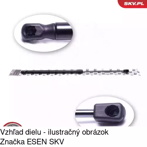 Plynová pružina 6012AB2D /POLCAR/ - obr. 5