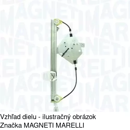 Elektrický mechanizmus okna dverí 6012PSE7 /POLCAR/ - obr. 2
