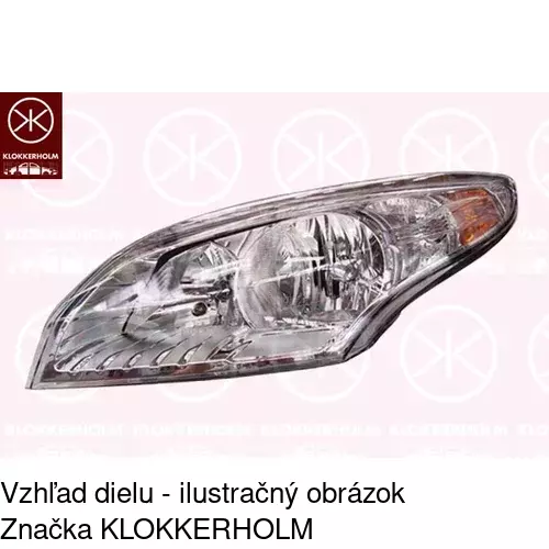 Hlavný reflektor 6014100E /POLCAR/ - obr. 1