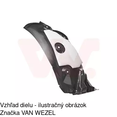 Podblatník (plast) 6014FL2T /POLCAR/ - obr. 3