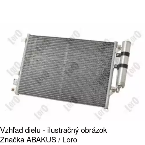 Chladiče klimatizácie 6015K8C2S /POLCAR/ - obr. 5
