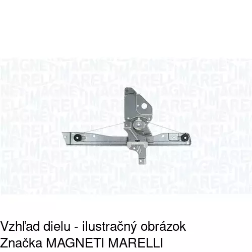 Mechanizmus sťahovania okna elektrický bez motora 6015PSG4 /POLCAR/ - obr. 2