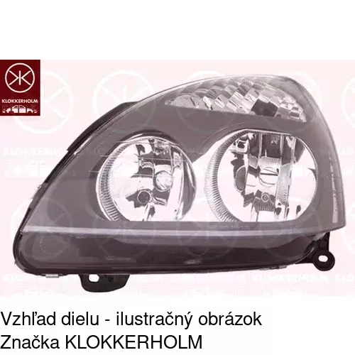 Hlavný reflektor 6016096E /POLCAR/ - obr. 1