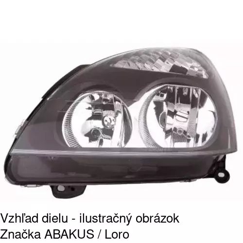 Hlavný reflektor 601610-E /POLCAR/ - obr. 1