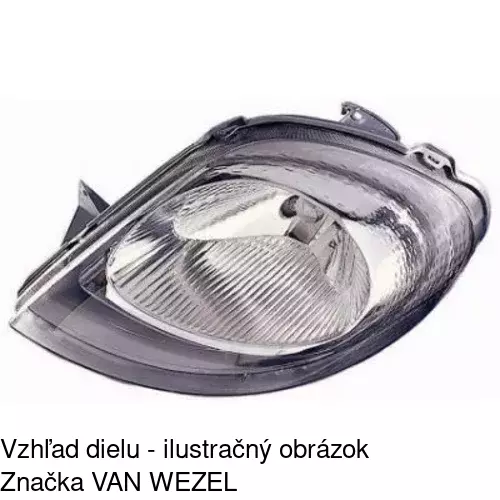Hlavný reflektor 602609-V /POLCAR/ - obr. 4