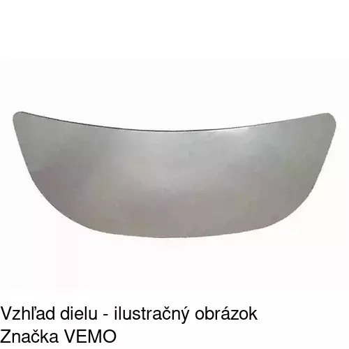 Sklo vonkajšieho zrkadla s držiakom 6026547E /POLCAR/ - obr. 5
